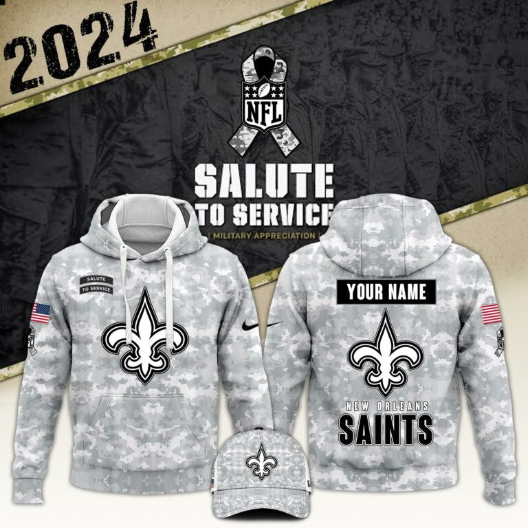 New Orleans Saints Veterans Day Hoodie VTR3729