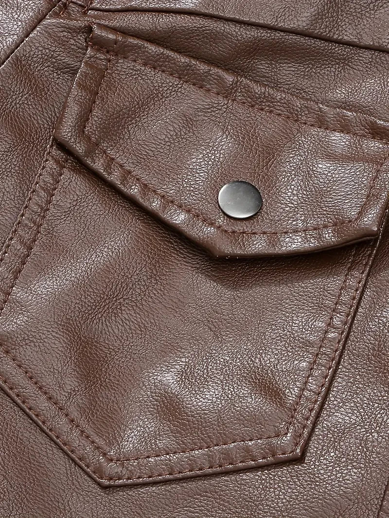Premium & Ultra-Thick Leather Jacket with Fleece Hood - Los Angeles Chargers PHVK8397