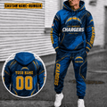 Los Angeles Chargers Personalized Combo Hoodie And Sweatpants Gift For Fan VAN40032