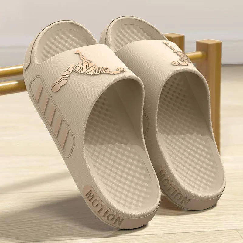 Fashion Men's Slippers Eva Soft Sole Non-slip Slides Men Casual Outdoor Beach Flip Flops Home Slippers New Sandal Big Size 46 47