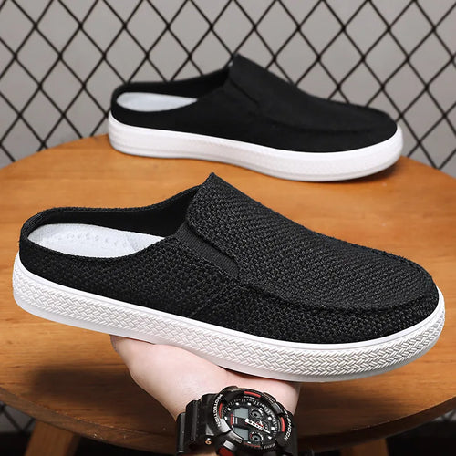 Half Slipper Man Shoes Summer Breathable Casual Comfortable Wearing Outside Slippers At Home Men's Shoes Free Shipping Shoes