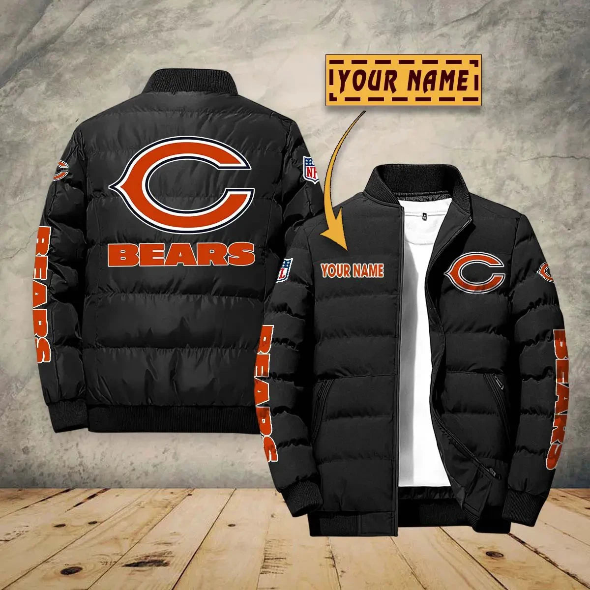 Chicago Bears PUJPJ099 Puffer Jacket