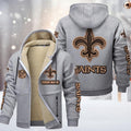 New Orleans Saints DMTZ0860 Premium Sherpa-Lined Winter Hoodie – Personalized Edition