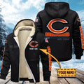 Premium Sherpa-Lined Winter Hoodie – Personalized Edition Chicago Bears VITZC076