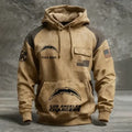 Los Angeles Chargers Vintage Outlander Rustic Hoodie SPTVORH018