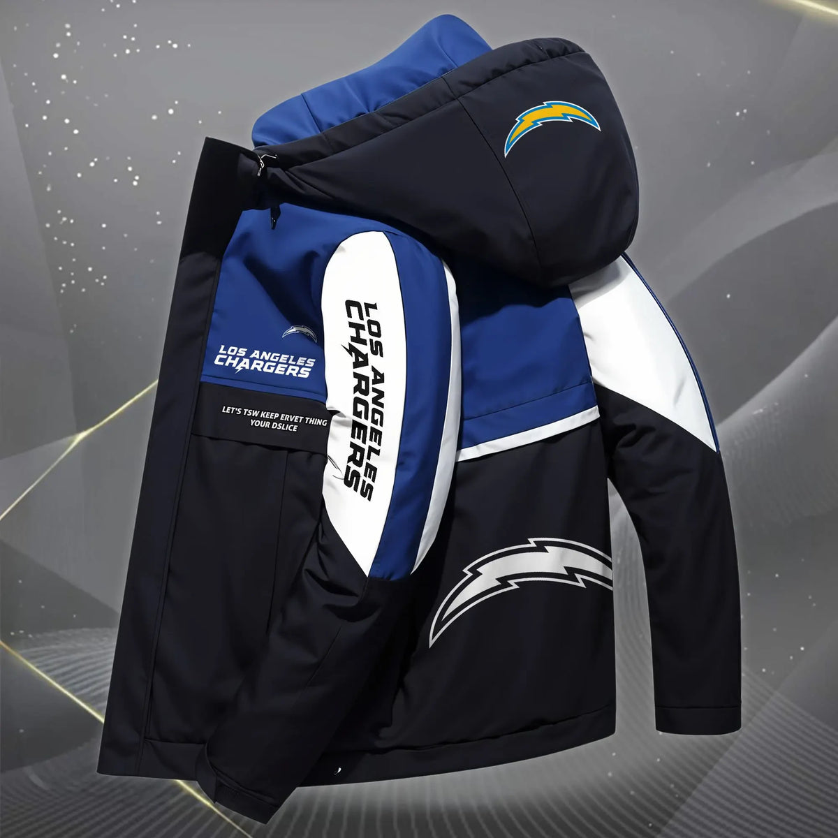 Los Angeles Chargers Outdoor Windproof Jacket SPTOWPJK018