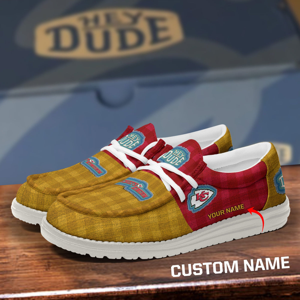 Kansas City Chiefs DHS shoes-Custom name 10063933N