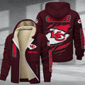 Kansas City Chiefs DMTZ0369 Premium Sherpa-Lined Winter Hoodie – Personalized Edition
