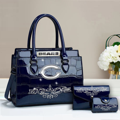 Buy the Handbag, Get the Wallet & Card Holder Free Chicago Bears VITRHB096