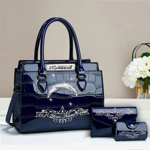 Buy the Handbag, Get the Wallet & Card Holder Free Los Angeles Chargers VITRHB108