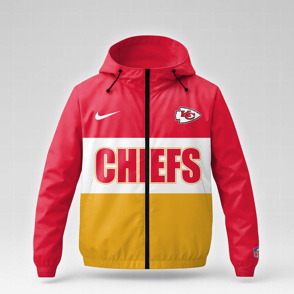 Kansas City Chiefs | Premium NFL Strength Through Christ Windbreaker Jacket NTH1