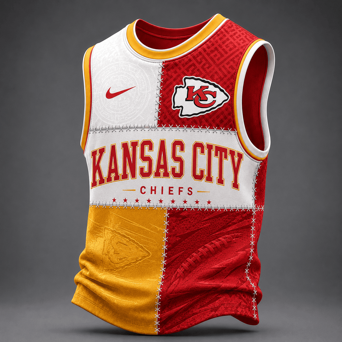 Kansas City Chiefs | Premium NFL Team Inspired Tank Top Jersey VA8312