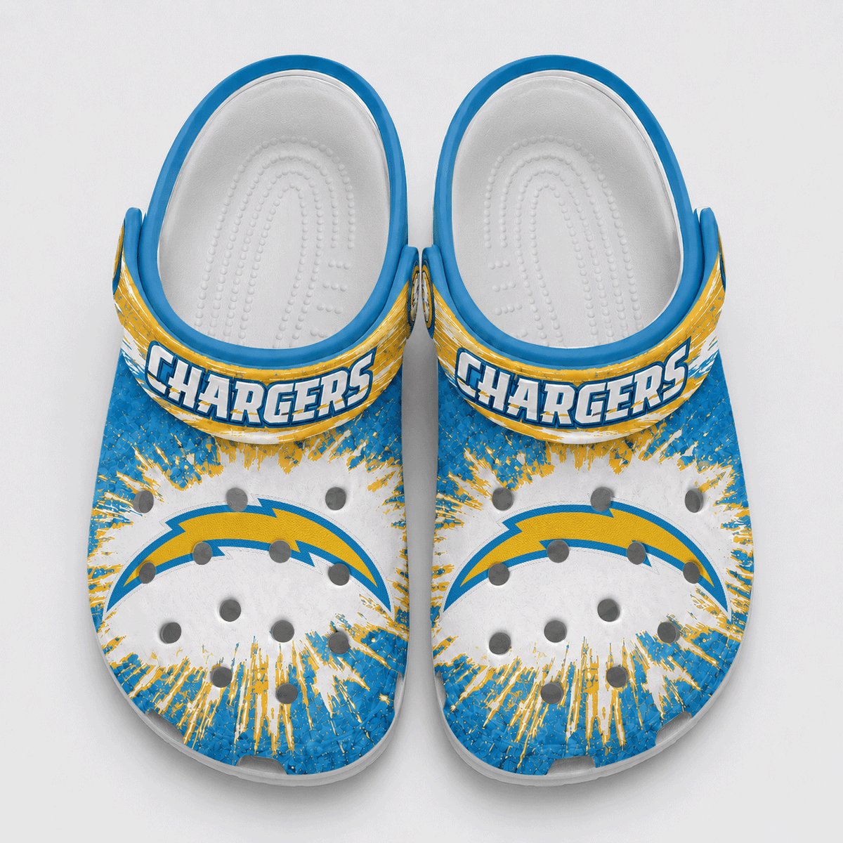 Los Angeles Chargers | Premium NFL Splash Burst Fan Crocs VAN239