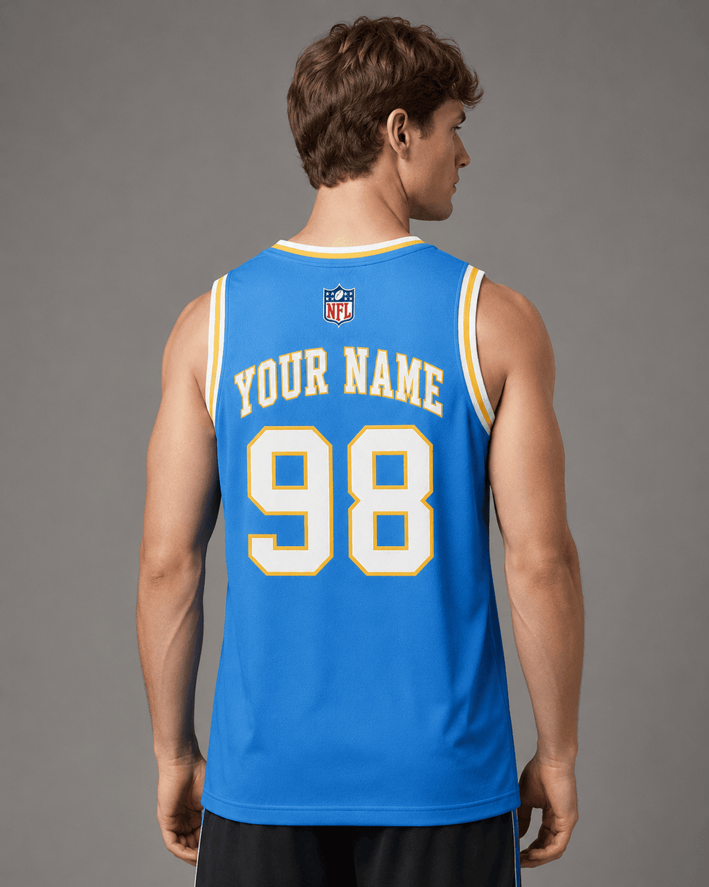 Los Angeles Chargers | Premium NFL Personalized Team Custom Name Number Sports Tank Top NDN116