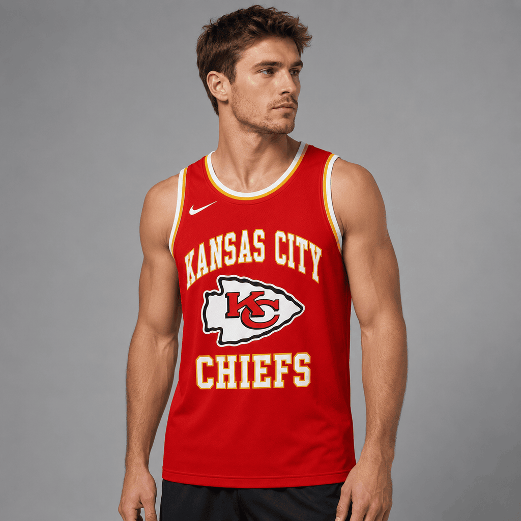 Kansas City Chiefs | Premium NFL Personalized Team Custom Name Number Sports Tank Top NDN109