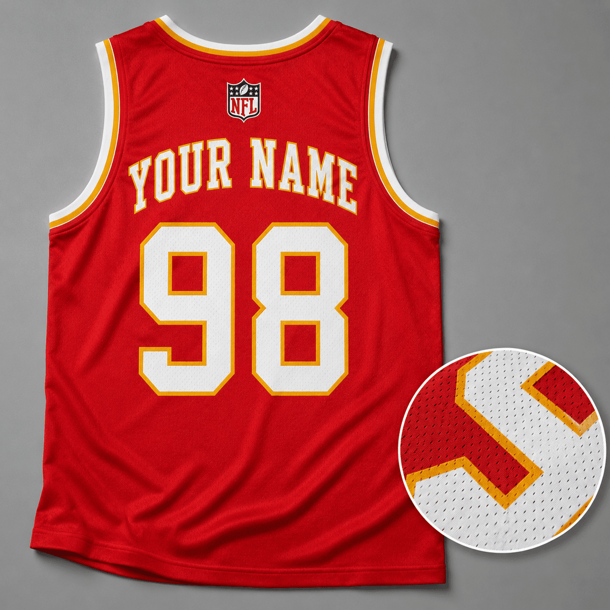 Kansas City Chiefs | Premium NFL Personalized Team Custom Name Number Sports Tank Top NDN109