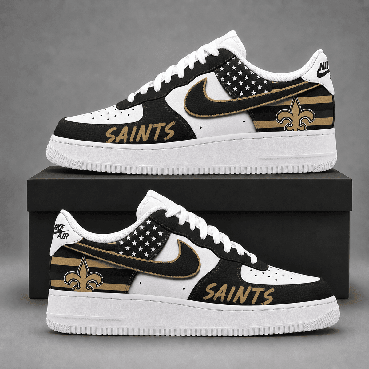 New Orleans Saints | Premium American Football Team Limited AF1 Shoes NDN507