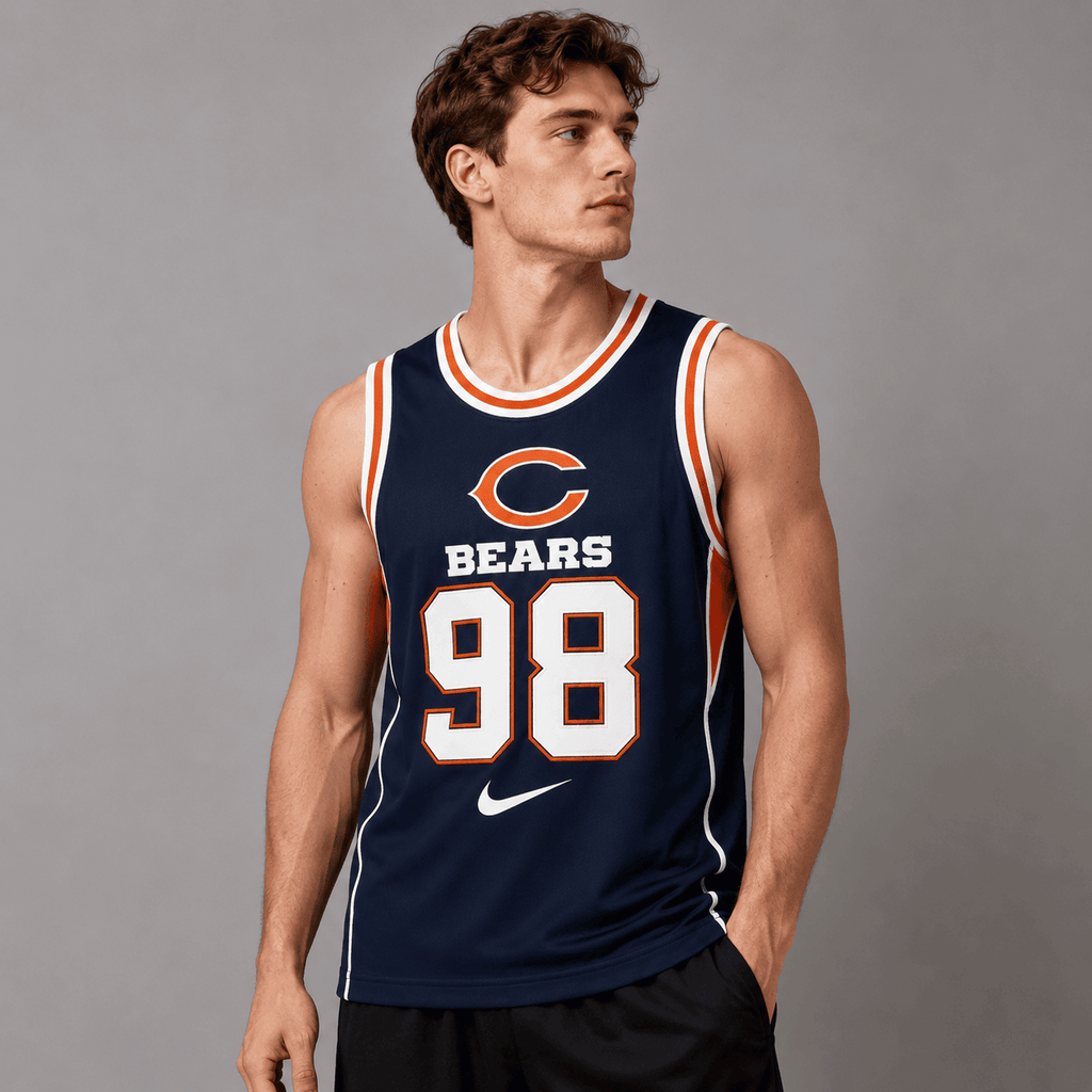 Chicago Bears | Premium NFL Custom Basketball Tank Top For Men And Women NDN