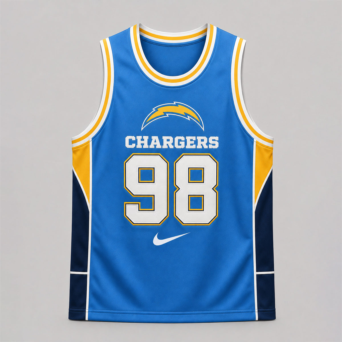 Los Angeles Chargers | Premium NFL Custom Basketball Tank Top For Men And Women NDN