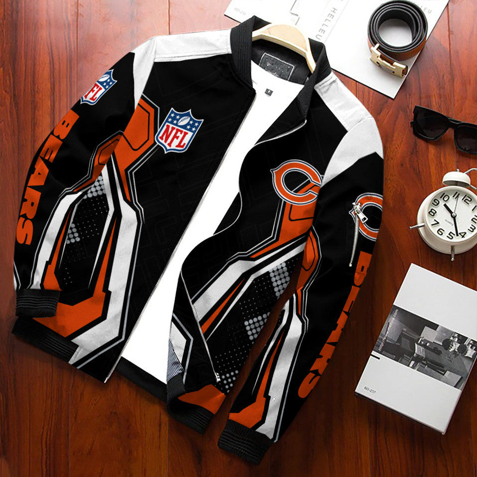 Chicago Bears Personalized Bomber Jacket BGBBJ959