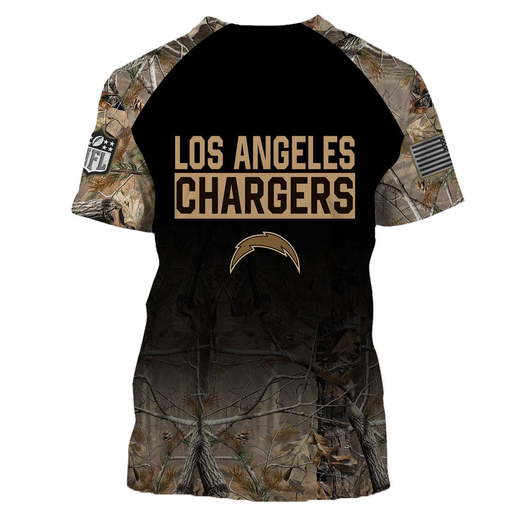 Los Angeles Chargers All Over Printed T-shirt Sweatshirt Hoodie Joggers AZHD018