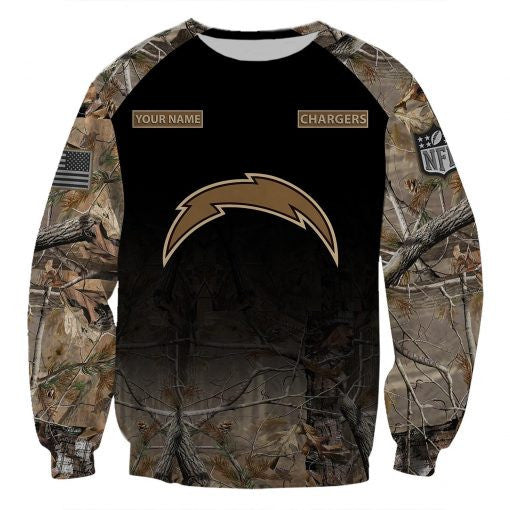 Los Angeles Chargers All Over Printed T-shirt Sweatshirt Hoodie Joggers AZHD018