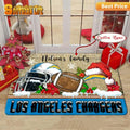 Los Angeles Chargers Christmas Personalized Doormat BGDMM529