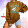 Los Angeles Chargers Personalized Fashion Design New Woolen Sweater  BGSWT234