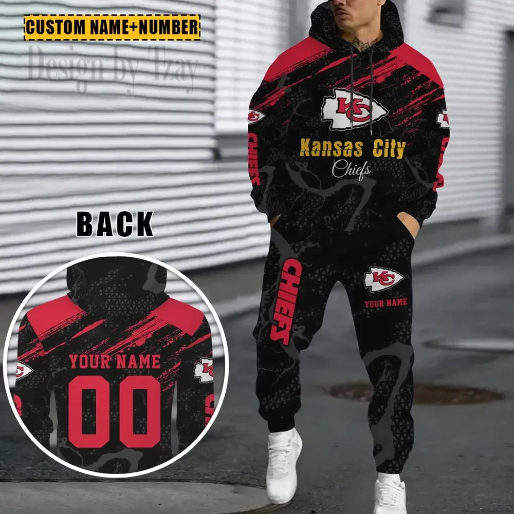 Kansas City Chiefs Combo Hoodie And Sweatpants Gift For Fan AZHD1065